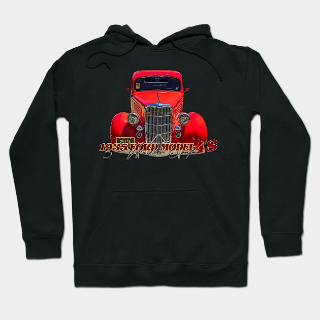 1935 Ford Model 48 5 Window Coupe Hoodie by Gestalt Imagery